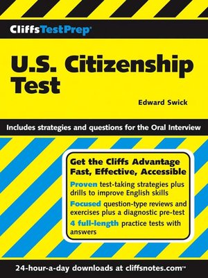 cover image of CliffsTestPrep U.S. Citizenship Test